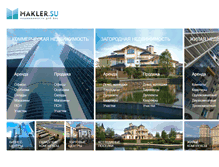 Tablet Screenshot of makler.su
