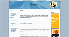 Desktop Screenshot of makler.cc